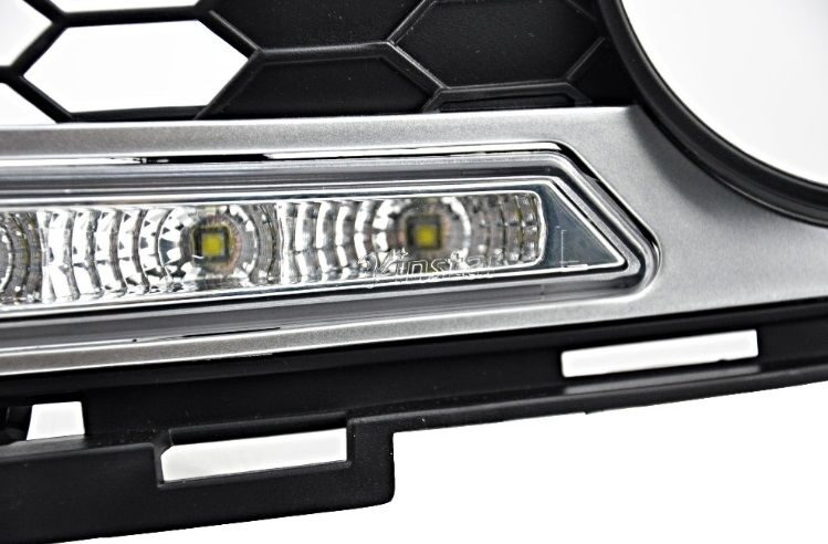 Рамки с ДХО под ПТФ для BMW E90 LCI Sedan/E91 LCI Touring (09-12) под M бампер, Vinstar