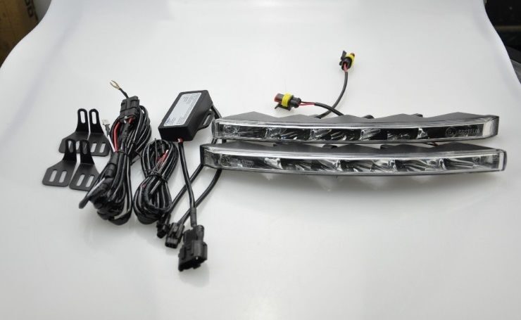 Дневные ходовые огни High Power LED DRL 5x1W светодиоды CREE LED, 8-32V, Vinstar